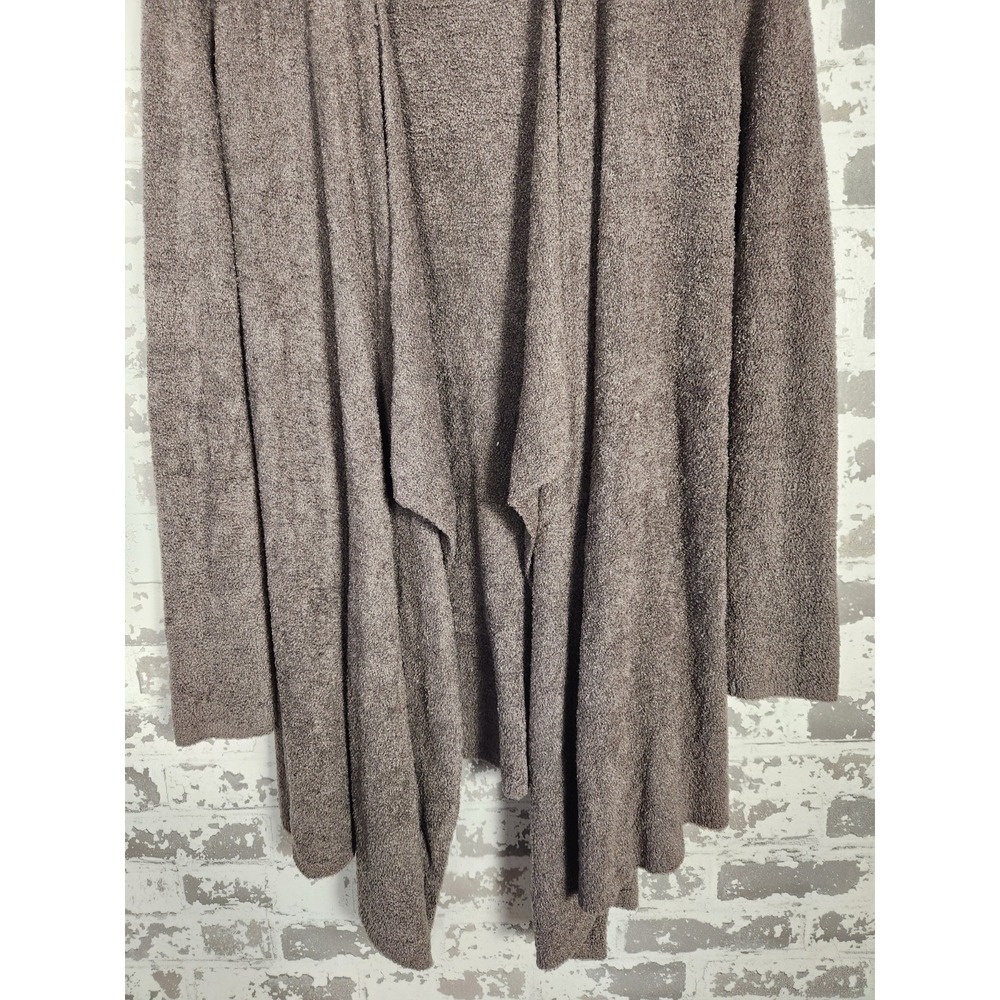 Barefoot Dreams Cardigan Womens S/M Brown CozyChic Lite Open Front Wrap Lounge - Picture 4 of 16
